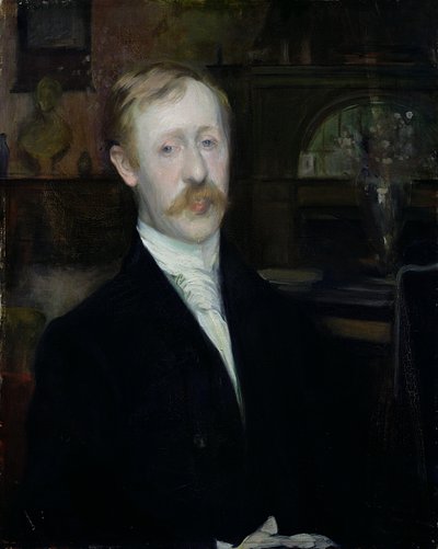 Portrait of George Moore by Jacques Emile Blanche